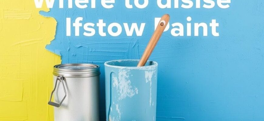 Утилизация красок куда сдавать остатки