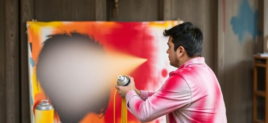 Краска в баллончиках удобство распыления