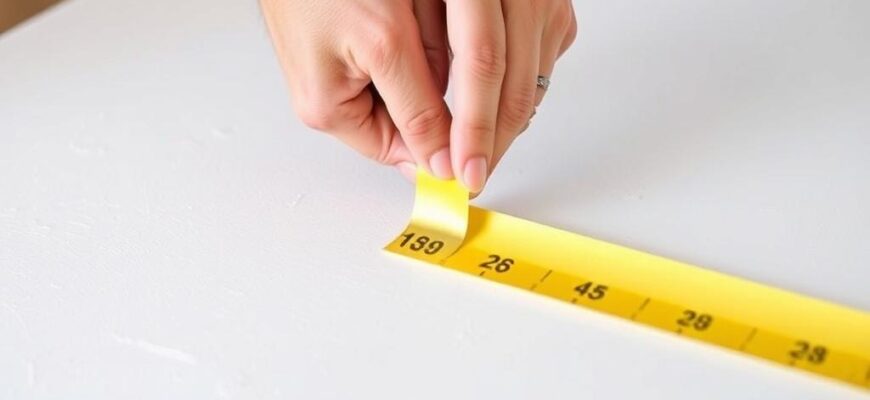 Поклейка малярного скотча секреты ровных линий